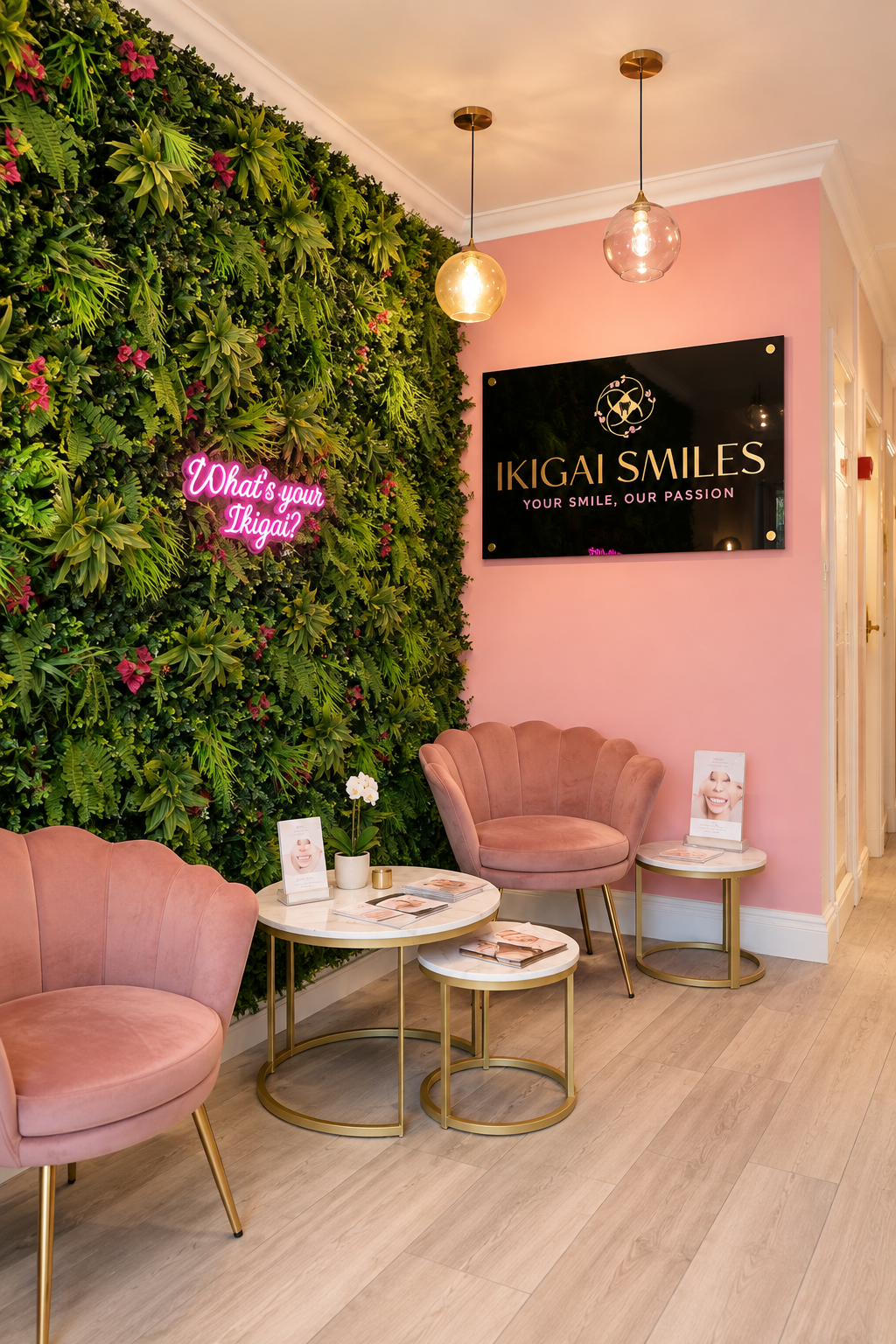 IKIGAI Smiles Botanical Salon Reception Lounge